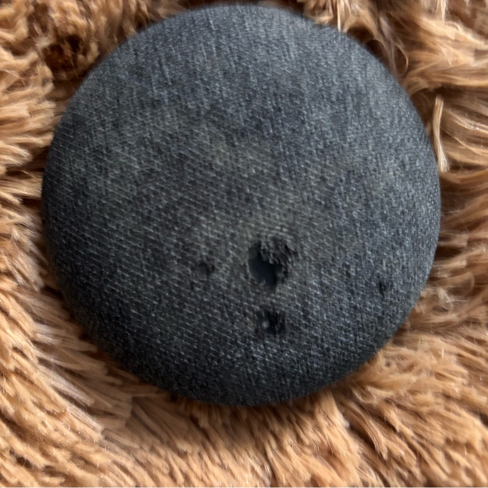 Google Mini Smart home - Charcoal Black Fabric